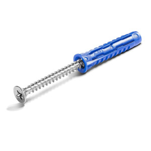Kołek uniwersalny 4ALL fi 08 mm z wkrętem 5,0x60mm, opk=50szt; 4ALL-08+5060, RAWLPLUG