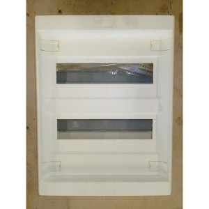 Rozdzielnica modułowa natynkowa NEDBOX 2x12M bez drzwi, biała; 601212 LEGRAND