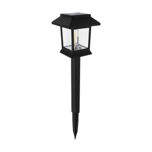 Lampa ogrodowa solarna PARK LED 0,04W BLACK CW