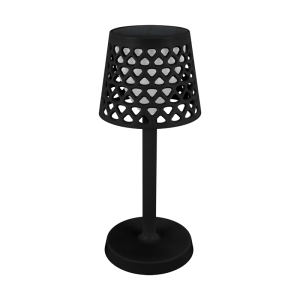 Lampa solarna LED AZURA LED 3W BLACK WW CW