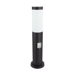 Oprawa ogrodowa z czujnikiem ruchu TUBER 45 PIR E27 C BLACK
