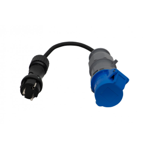 Reduktor wt. 230V + OW 3x2,5mm2 0,5m + gn. 16/3