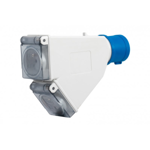 Adapter kempingowy wt. 16/3 gn. 2x230V
