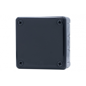 Puszka H55-M 98x98x42 IP55 12-wyl. czarna