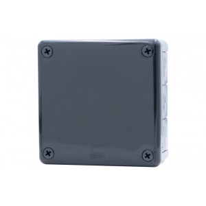 Puszka H55-L 118x118x46 IP55 12-wyl. czarna