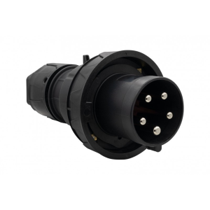 Wtyczka siłowa 63A 5p czarna IP67