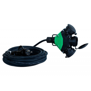 Przedłużacz OW 3x2,5 - 30m /wtyczka+rozgałęźnik/