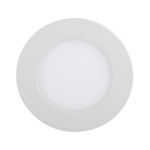 Panel LED 18W 1400lm 225x12mm okrągły wpuszczana w sufit, barwa: 4000K neutralna biel, kąt 120', 2 lata gwar, biały; 214861, V-TAC