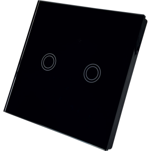 WiFi 2SWITCH Black - Wyłącznik światła dopuszkowy SMART WiFI