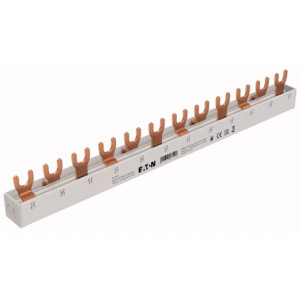 Szyna łączeniowa 3F 63A 10mm2 widełkowa 12modułów, możliwość przycinania, EVGK-3PHAS/12MODUL; EP-501069, EATON ELECTRIC