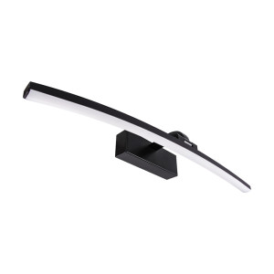 Kinket nad lustro w łazience MAMBA LED 12W czarna 4000K