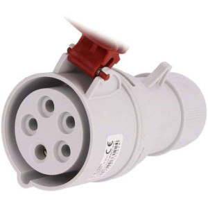 Gniazdo siłowe przenośne 16A 5P 400V IP44 (GP165); B.1040 PAWBOL