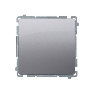 BASIC Przycisk pojedynczy zwierny bez piktogramu (moduł) 10AX, 250V~, zaciski śrubowe; stal inox