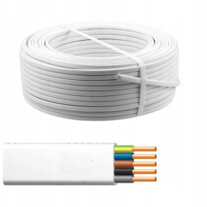 HDHp-J5x4 MM2 (B2ca) 450/750V Przewód biały bezhalogenowy ELPAR