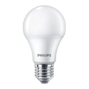 Żarówka LED E27 A60 10W 1055lm 230V, barwa światła neutralna biel 4000K, ekw. 75W 15000h Klasa E LEDBulb ND, sprzedaż w opk= 2 szt; PHILIPS