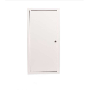 Rozdzielnica modułowa 4x12M podtynkowa metalowa z zamkiem, IP31 270x605x120mm, biała, RP 48B Z; 1-037, SABAJ