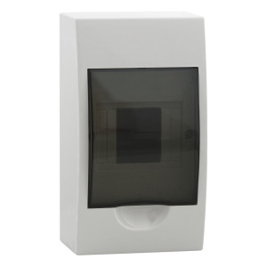 Rozdzielnica natynkowa 1x4M moduły, tworzywo DB104S 1X4P/SMD IDEAL