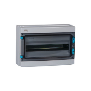 Rozdzielnica natynkowa hermetyczna 1x18 modułów odporna na UV IP 65 410x140x285mm IDEAL KANLUX