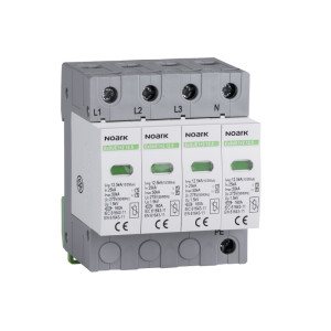 Ogranicznik przepięć typ I+ II (B+C) 4P 275VAC 12,5kA, wymienna wkładka, Ex9UE1+2 12.5 4P 275; 103342 NOARK ELECTRIC