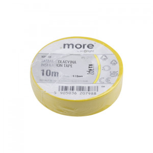 Taśma izolacyjna 15mm x 0,13mm ŻÓŁTA 10m 1szt.