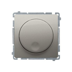 BASIC Ściemniacz naciskowo-obrotowy (moduł), 20–500 W, 230V~; satynowy