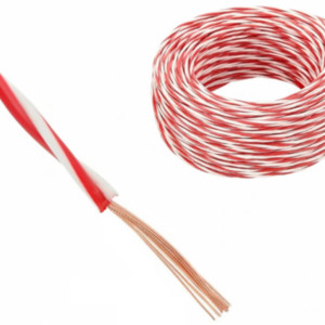 H07Z-K 1X1,5QMM 450/750V czerwono-biały, przewód jednożyłowy gumowy, bezhalogenowy; 51404, HELUKABEL