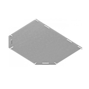 Pokrywa trójnika korytka o szerokości 50mm, grubość blachy 1,0mm, PTKJ50; 103005 BAKS