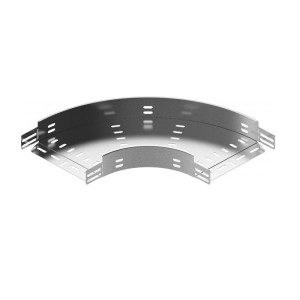 Kolanko korytka 90 stopni szerokość 100mm wysokość 60mm, grubość blachy 1,0mm, KKPJ100H60; 160114 BAKS