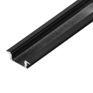 Profil aluminiowy do taśm LED, 2000 x 55 x 13 mm, wpuszczany w karton gips, srebrny