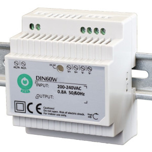 Zasilacz modułowy 24VDC/2,5A 60W plastic na szynę TH; DIN60W24, POS