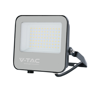 Naświetlacz LED 50W 9250lm 185lm/W, barwa neutralna biel 4000K, obudowa IP65 czarna, 5 lat gwar, VENTO 185; 9892-5 V-TAC