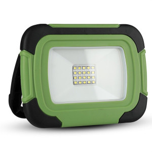 10W Naświetlacz LED z akumulatorem / Chip SAMSUNG / Funkcje SOS FLASH+USB+Gniazdo MICRO / Barwa:6400K