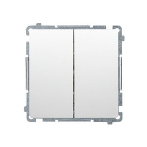 SIMON BASIC Łącznik świecznikowy, moduł, 10A 250V, szybkozłącza, biały; BMW5.01/11