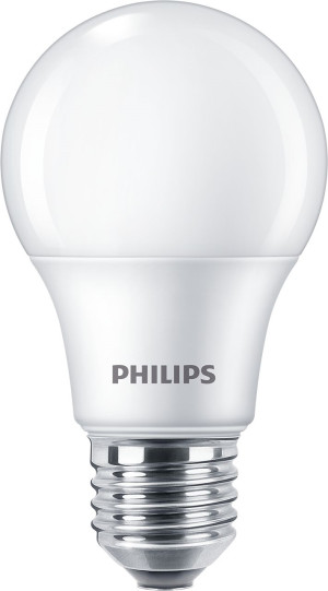 Żarówka LED E27 A60 4,9W 470lm 230V, barwa światła ciepła biel 2700K, ekw. 40W 15000h Klasa E LEDBulb ND, sprzedaż w opk= 2 szt; PHILIPS