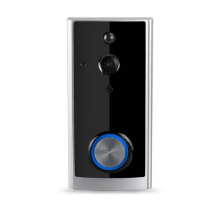 Dzwonek SMART Video-Audio czarny, 1280x720P, 75x40x143mm, kompatybilny z dowolnym urządzeniem inteligentnym