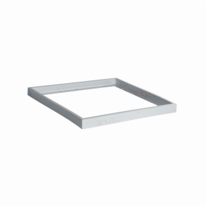 Ramka do panelu LED zatrzaskowa, aluminiowa, biała