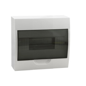 Rozdzielnica natynkowa 8M modułów, tworzywo IP40 DB108S 1X8P/SMD IDEAL