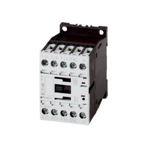 Stycznik mocy 3P 9A 4kW AC-3 400V, cewka 24VDC, styki pomocnicze: 1NO (1Z), zaciski śrubowe; DILM9-10-EA(24VDC); 190030, EATON ELECTRIC