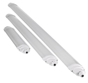 Oprawa hermetyczna LED 657x79x42mm 18W 2700lm 150lm/W, barwa światła neutralna biel 4000K, obudowa IP65 biała, ORO SEVA LED 18W NW; ORO33075 LED-POL