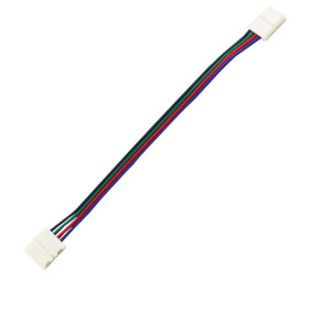 Złączka konektor do taśm LED RGB o szerokości 10mm, 1xzłączka+kabel, ORO-CONECT5-RGB; ORO28010 LED-POL