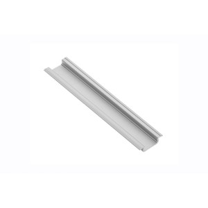 Profil aluminiowy LED z kołnierzem glax silver 2m (wpuszczany)