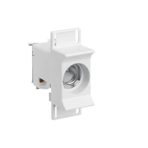 Gniazdo bezpiecznika ceramiczne D01/1 E14 1P 3168VR 16A 400VAC TS35 zaciski pałąkowe 4mm2; LD01K16-1AS, HAGER