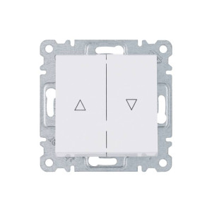 lumina Łącznik żaluzjowy monostabilny (zwierny), biały; WL0320, HAGER