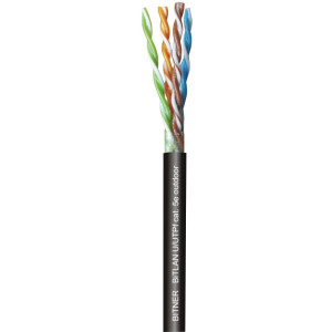 Kabel do sieci teleinformatycznych zewnętrzny, żelowany, ziemny U/UTPf 4x2x24AWG (0,5) cat. 5e outdoor 200MHz, skrętka nieekranowana UTP, BiTLAN; BITNER