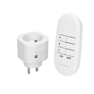 Gniazdo sterowane bezprzewodow + pilot, mini; OR-GB-461, ORNO