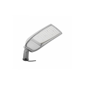 Oprawa uliczna CORONA 2 LED BASIC 80W 8500lm, barwa światła chłodna biel 5700K, obudowa szara IP66 IK08 I kl., przewód 0,2m SP10kV; 567636 LENA LIGHTING