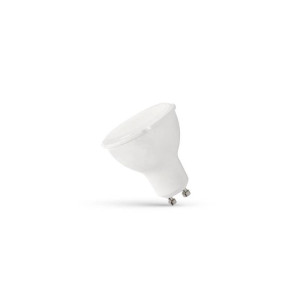 Żarówka LED GU10 9W 230V 820lm, 3000K ciepła biel WW, szybka mleczna biała, 110st, 17000h; WOJ+13256_9W, SPECTRUM