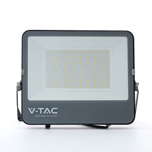 Naświetlacz LED 200W 37000lm 185lm/W, barwa neutralna biel 4000K, obudowa IP65 czarna, 5 lat gwar, VENTO 185; 9896-5 V-TAC