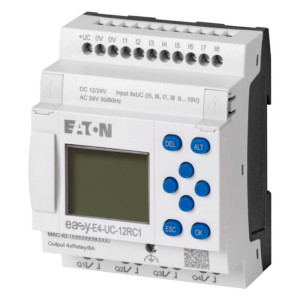 Przekaźnik programowalny z wyświetlaczem EASY-E4-UC-12RC1 easyE4 12-24VDC, 24VAC, 8DI(4AI), 4DO-R, EATON