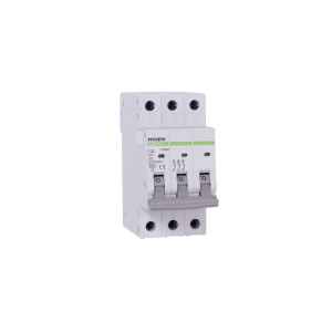 Wyłącznik nadprądowy typu slim 6 kA, charakterystyka B, 10 A, 3-biegunowy; Ex9B40J 3P B10, NOARK ELECTRIC